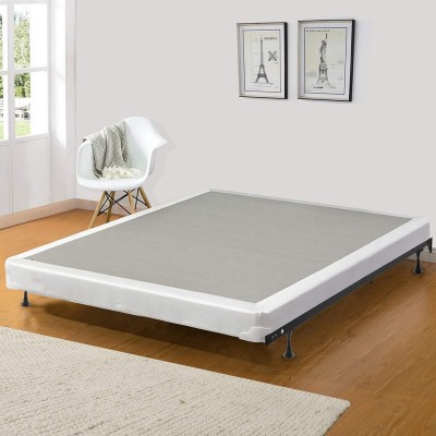 Greaton Fully Assembled Low Profile Wood Traditional Box Spring Foundation For Mattress Set 4-Inch 75 X 30 Size