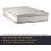 Greaton Medium Plush Double Sided Pillowtop Innerspring Fully Assembled Mattress and 8 Metal Box Spring Foundation Set Queen Size
