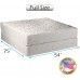 Legacy Full Size 54x75x8 Mattress and Box Spring Set Fully Assembled Good for Your Back Long Lasting and 2 Sided by Dream Solutions USA