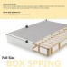 Mayton 12-Inch Medium Plush Double Sided Pillowtop Innerspring Fully Assembled Mattress and 8 Wood Box Spring Foundation with Frame Set Full