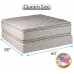 Natural Sleep Medium Soft PillowTop Mattress and Box Spring Set Queen Size Double-Sided Sleep System with Enhanced Cushion Back Support- Fully Assembled Longlasting by Dream Solutions USA