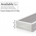 Nutan 13-Inch Soft Foam Encased Hybrid Eurotop Pillowtop Memory Foam Gel Innerspring Mattress & 8 Wood Box Spring Set with Frame Full