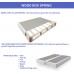 Spinal Solution 4-Inch Low Profile Split Wood Traditional Box Spring Foundation for Mattress Set Full Beige