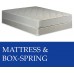 Treaton 9-Inch Gentle Firm Tight top Innerspring Mattress & 4 Wood Box Spring Set Queen 100j-5 0-2LP