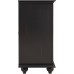 Knocbel Vintage 4-Door Console Table Buffet Sideboard Cupboard with Adjustable Shelves and Metal Handles Entry Hallway Foyer Table Storage Cabinet 60 W x 15.7 D x 33.8 H Black