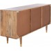 Safavieh Couture Collection Dalvin Natural and White Wash Wood Sideboard