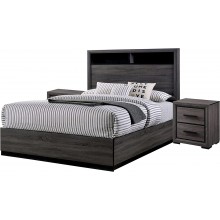 ioHOMES Dasantos Contemporary 3-Piece King Bedroom Set Gray