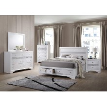 Kings Brand Furniture 6-Piece Watson King Size Bedroom Set. Bed Dresser Mirror Chest & 2 Night Stands