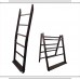 Built by Briick Quilting The LadderRack 2-in-1 Quilt Display Rack 5 Rung 30 Model Weathered Black