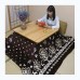 JINHH Kotatsu Table Kotatsu Futon Blanket 1 Piece Funto + 1 Piece Carpet Cotton Soft Quilt Suitable for Kotatsu Heating Table Color : Lamb baa Size : 92.572.8in