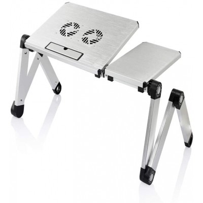 ShiSyan Desk Cooling Laptop Desk Aluminum Folding Table Bed Small Dining Table C 5226.5cm