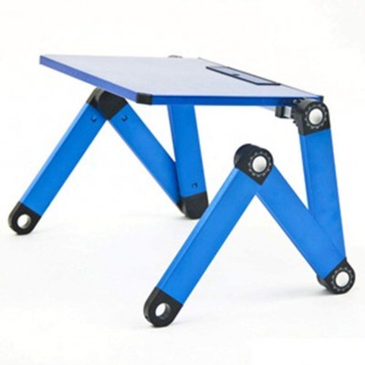ShiSyan Desk Folding Laptop Table Aluminum Bed Lazy Table Small Desk Small Dining Table A 3526.5cm