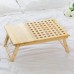 ShiSyan Laptop Bed Table Desk Folding Height and Angle Adjustable Wooden Notebook Reading Holder Folding Table
