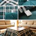 Z&HA Kotatsu Table 74.874.8in Kotatsu Futon Blanket 1 Piece Funto + 1 Piece Carpet Cotton Soft Quilt Suitable for Kotatsu Heating Table Provides You a warmful and Relaxing time