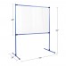 Featherlite Vinyl Room Divider Partitions by BenchPro. 40 H x 57 W x 24 D