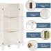 Giantex 4 Panel 5.6 Ft Tall Wood Room Divider Folding Privacy Partition Room Divider Screens w 3 Display Shelves Panel Room Dividers Privacy Screen for Home Office Restaurant Bedroom White