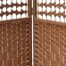 Oriental Furniture 4 ft. Tall Fiber Weave Room Divider Natural 4 Panels