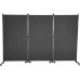 Room Divider – Folding Partition Privacy Screen for School Church Office Classroom Dorm Room Kids Room Studio Conference 102 W X 71 Inches Freestanding & Foldable
