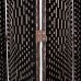 Room Divider Weave Fiber Folding Privacy Screen 70.9 Tall Diamond Weave 6 Panels Privacy Partition Foldable Wall Room Divider,Divider seperator,Freestanding 6 Panels Brown