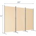 TE DEUM 3 Panel Room Divider 6 Ft Tall Folding Privacy Screen Room Dividers Freestanding Room Partition Wall Dividers 102 W X 23 D x 71 H Arch