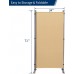 TE DEUM 3 Panel Room Divider 6 Ft Tall Folding Privacy Screen Room Dividers Freestanding Room Partition Wall Dividers 102 W X 23 D x 71 H Arch