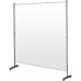 VEVOR Office Partition 71 W x 14 D x 72 H Room Divider Wall w Thicker Non-See-Through Fabric Office Divider Steel Base Portable Office Walls Divider Cream Room Partition for Room Office Restaurant