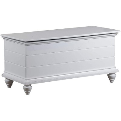 Cedar Storage Chest White Casual Transitional Rectangle Includes Hardware