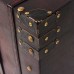 Daonanba Sturdy Treasure Chest Storage Box Wood