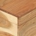 FAMIROSA Storage Chest Solid Acacia Wood