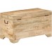 iFCOW Storage Chest Solid Rough Mango Wood