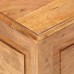 New Solid Acacia Wood Chest 15.7 Storage Box Bench Cabinet Wooden Trunk