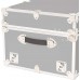 Rhino Trunk & Case Camp & College Trunk with Removable Wheels 30x17x13 Silver