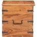 Rustic Solid Wood Storage Boxes,With lid,with Side Handles,Storage Chest,Ample Storage Space,Item Storage,for Living Room,Bedroom,Corridor,Entrance,Chest 15.7x15.7x15.7 Solid Acacia Wood