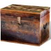 Solid Wood Reclaimed Storage Box Chest Organizer Trunk Indoor Stand