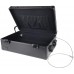 Vaultz Dorm Storage Chest with Key Locks 10 L x 6.5 H x 7.3 W inches Super Tactical Black