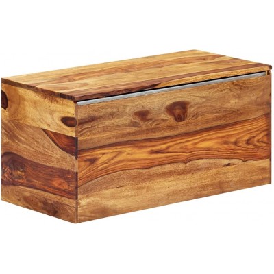 vidaXL Storage Chest 31.5x15.7x15.7 Solid Sheesham Wood