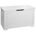 Wooden White Chest Storage Trunk Wood Bedroom Large Box Blanket Books Shoes Toys