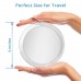 15X Magnifying Mirror – Use for Makeup Application Tweezing – and Blackhead Blemish Removal – 6 Inch Round Mirror with Three Suction Cups for Easy Mounting