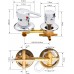 2 3 4 5 Ways Water Outlet Cold and Hot Intubation 10 12.5 14.5cm Brass Diverter Shower Faucets Mixer Valve Set Bathroom Intubation 2 Way 12.5cm