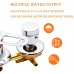 2 3 4 5 Ways Water Outlet Cold and Hot Intubation 10 12.5 14.5cm Brass Diverter Shower Faucets Mixer Valve Set Bathroom Intubation 2 Way 12.5cm