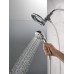 Delta Faucet 4-Spray Touch Clean In2ition 2-in-1 Dual Hand Held Shower Head with Hose Chrome 75486C