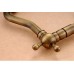 GUOCAO Tap Tides of European Retro Style and Bronze Brushed Surface Bathroom Basin Faucet of Brass Body Mixer Tap@Color Faucet