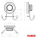 HASKO accessories Powerful Vacuum Suction Cup Hooks Organizer for Towel Bathrobe and Loofah Strong Stainless Steel Towel Hooks for Bathroom & Kitchen Towel Hanger Storage 2 Pack