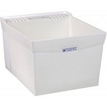 Mustee 18W Laundry Tub Wall Mount Large White