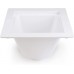 Oatey 42721 Floor-Mounted Utility Sink with 3 in. Socket White Small