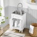 Ove Decors Piaras 22 in. Utility Sink in White