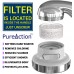 PureAction Luxury Filtered Shower Head with Handheld Hose Hard Water Softener High Pressure & Water Saving Showerhead Filter Removes Chlorine & Flouride For Dry Skin & Hair SPA Showerhead Filter