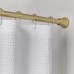 SnugSet | Ultra Strong Secure Hold Tension | No Rust | 43-72 | Adjustable | Gold Shower Curtain Rod