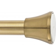 SnugSet | Ultra Strong Secure Hold Tension | No Rust | 43-72" | Adjustable | Gold Shower Curtain Rod