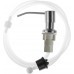 Soap Dispenser for Kitchen Sink and Tube Kit Brushed Nickel 47 Tube Connects Directly to Soap Bottle No More Refills